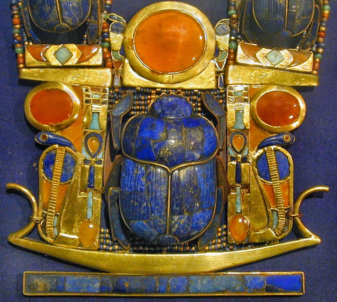 Ankh Scarab Papyrus Connections