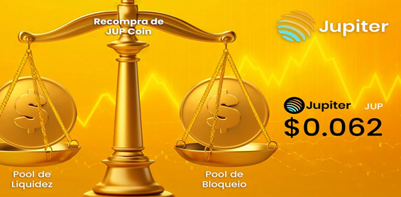 Moeda JUP será listada em breve na plataforma CFX, a 0,062 dólares