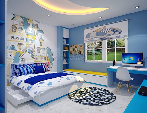 Ý tưởng bố trí đèn cho phòng trẻ em 4