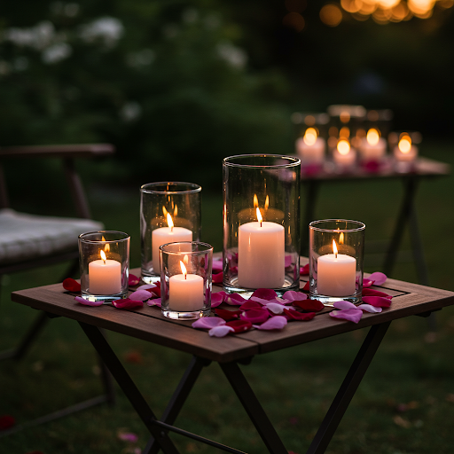 Candlelight Magic: Intimacy and Warmth