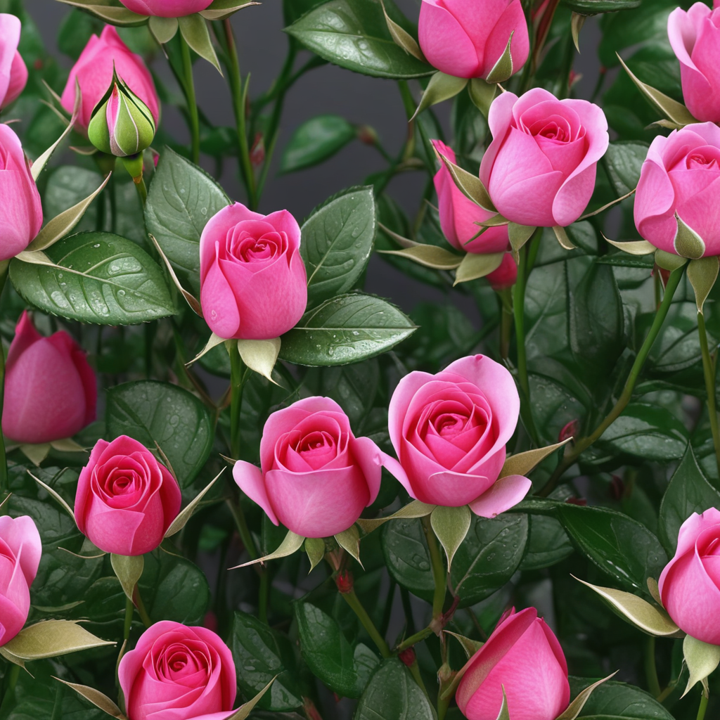 Consistent Watering for Healthy Rosebuds