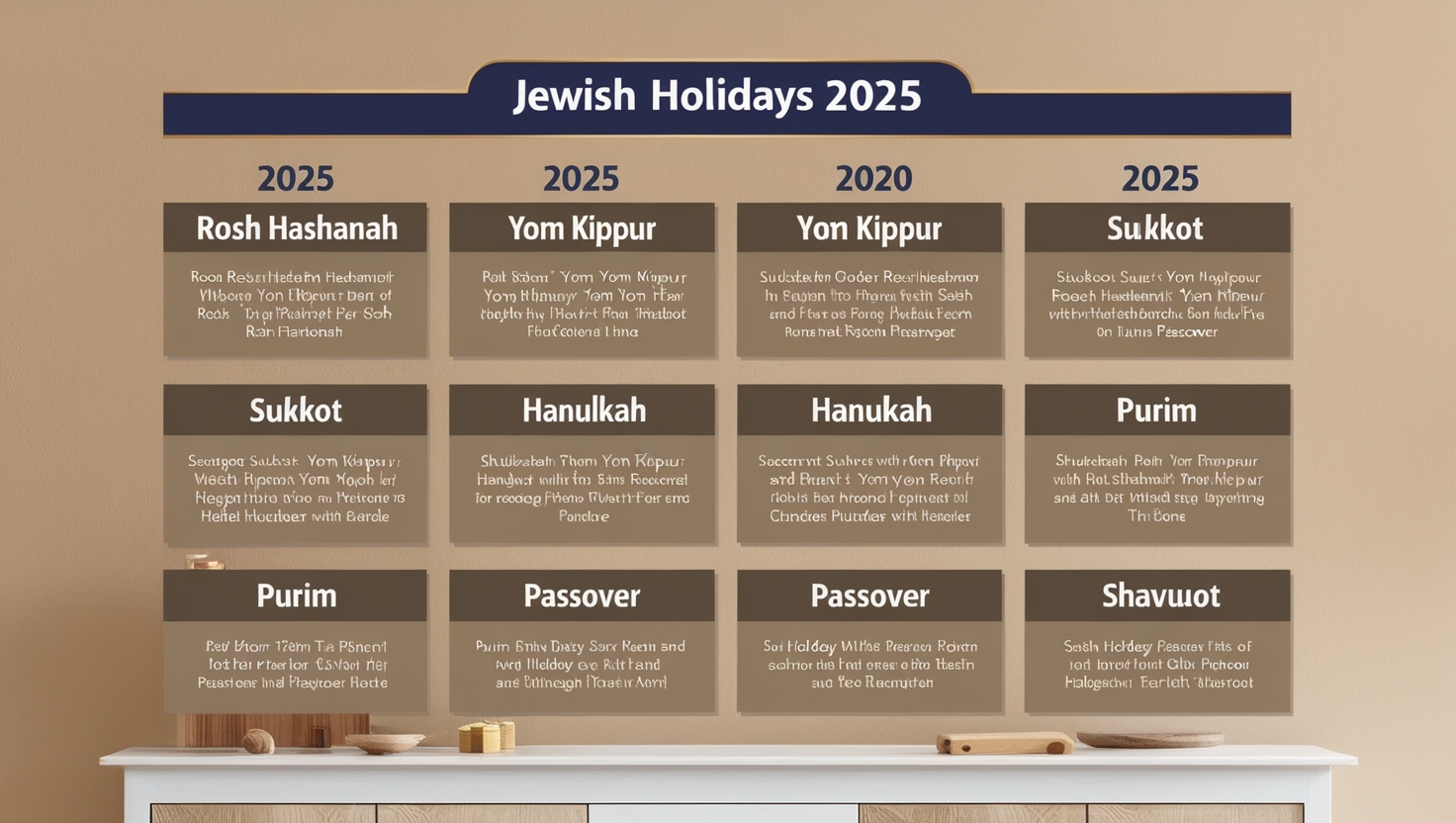 Jewish holidays 2025