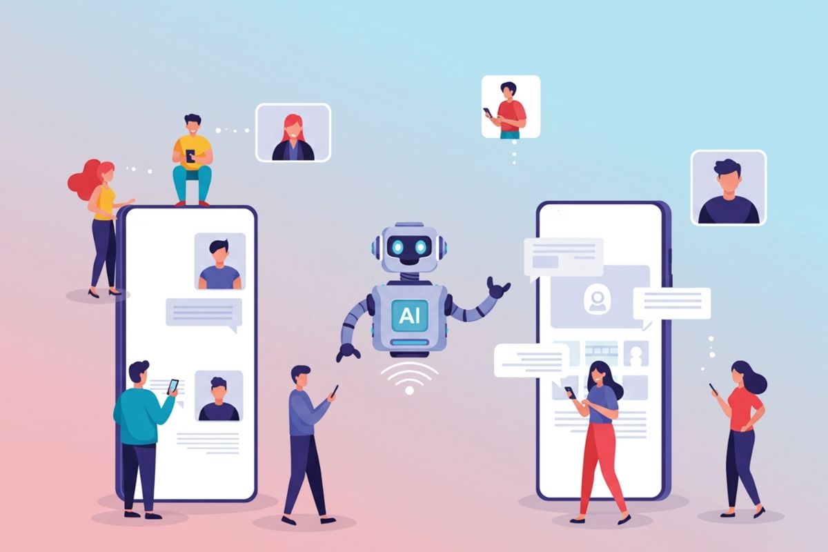 Illustration of human-machine translation