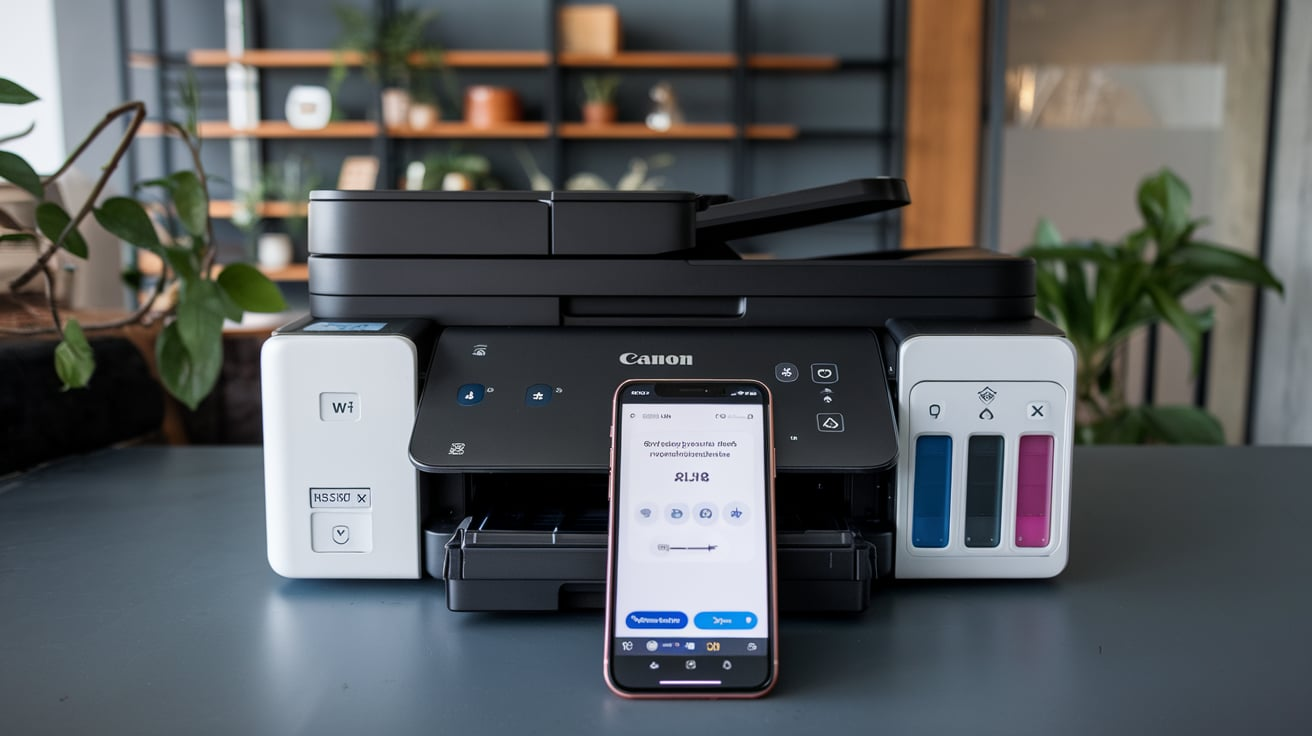 How to Connect Printer to WiFi Canon Color ImageCLASS RFB44CD4