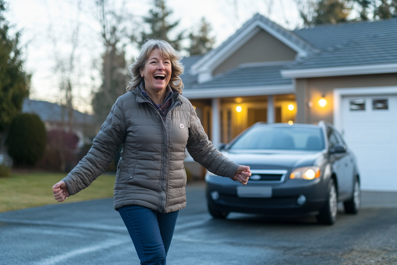 An excited woman | Source: Midjourney