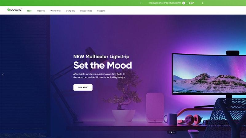 Home Page NanoLeaf