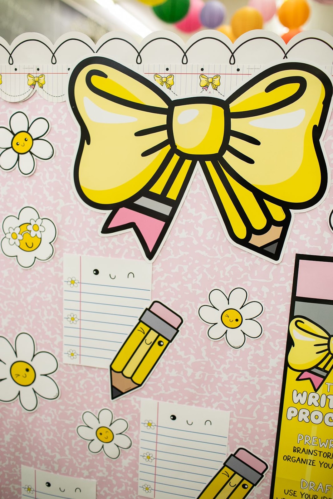 Giant Pencil Bow Cutout