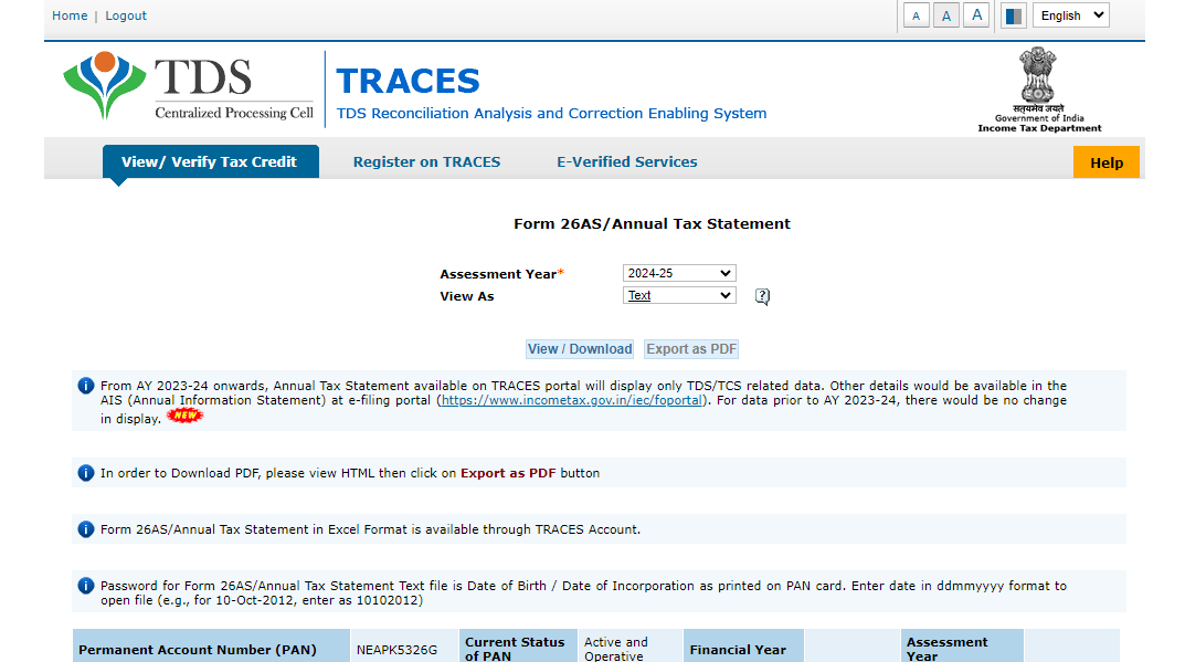 Income tax Refund status check 