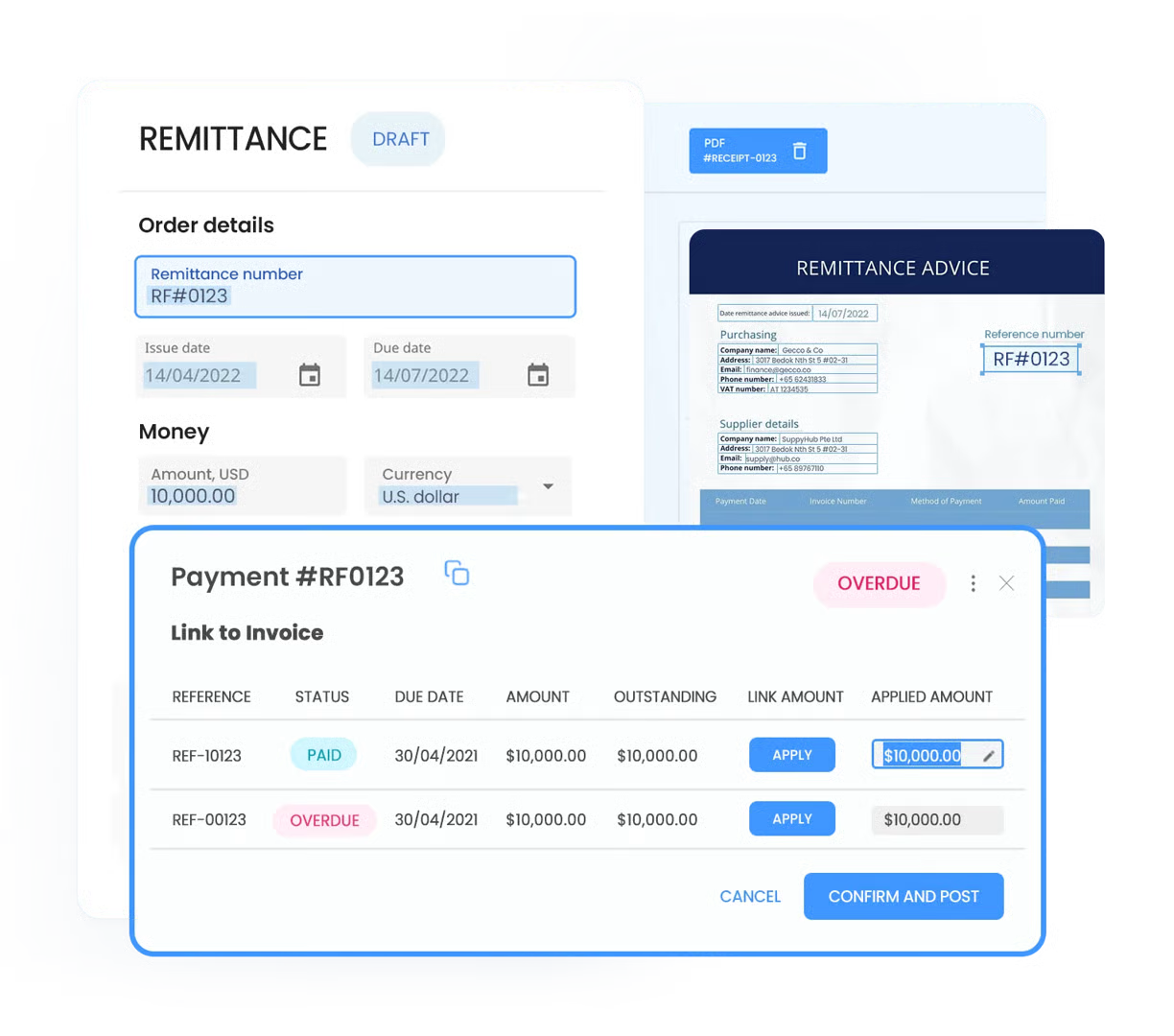 Cash Application in billing collection