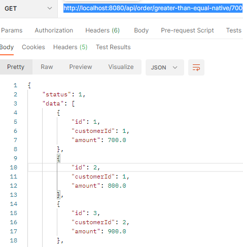 Spring Data JPA greater than or equal to