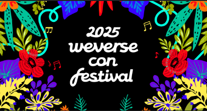 This contains an image of Weverse Con Festival poster
