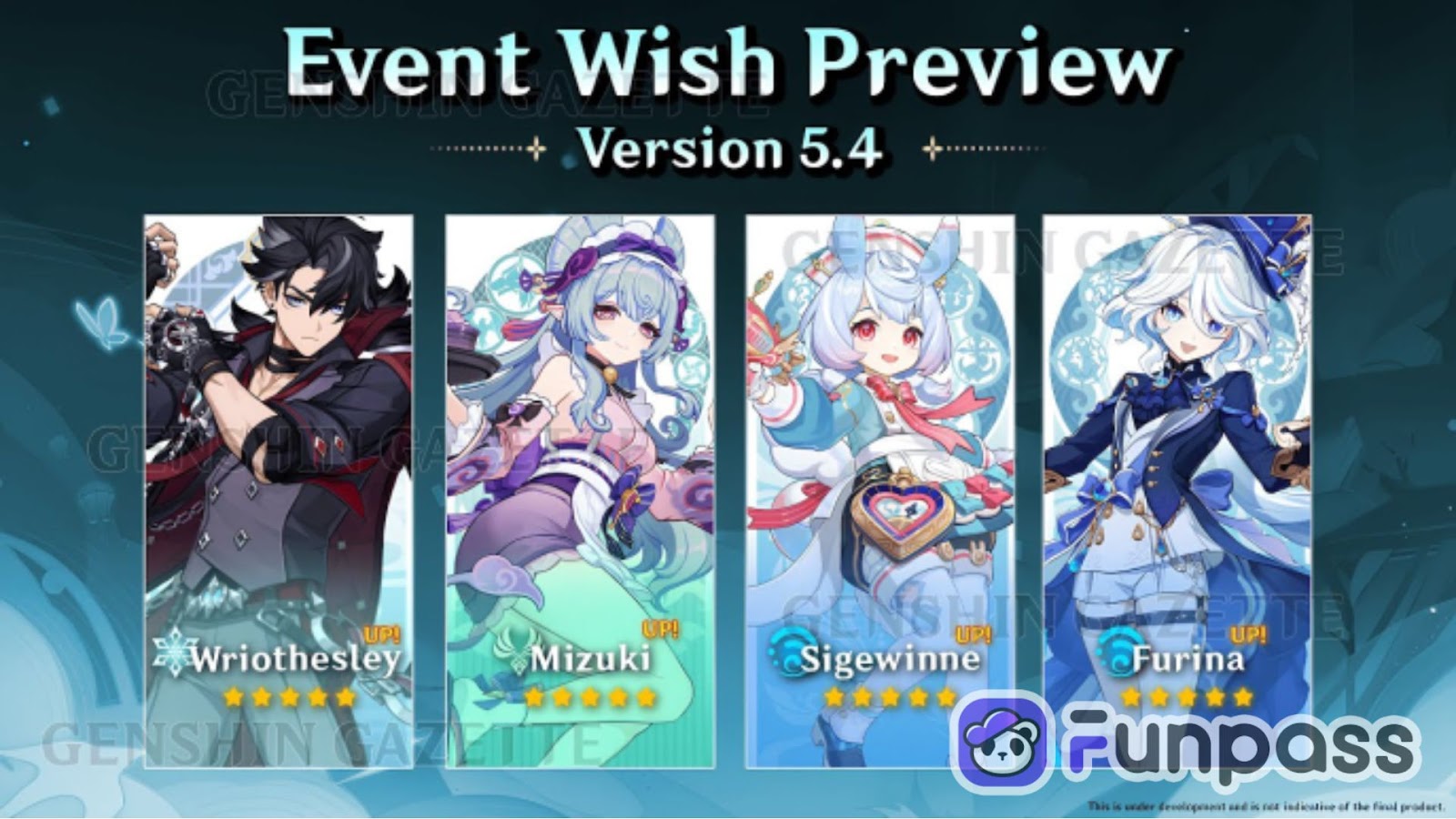 Upcoming Banners from Version 5.4