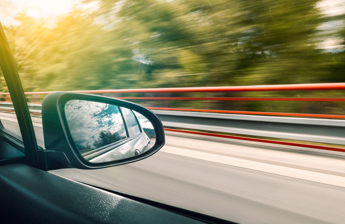 Free Black Wing Mirror Stock Photo