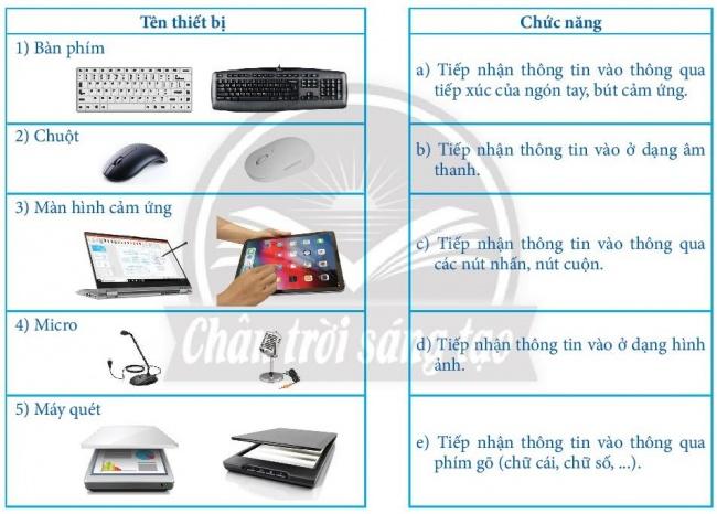 BÀI 1 - THIẾT BỊ VÀO VÀ THIẾT BỊ RA