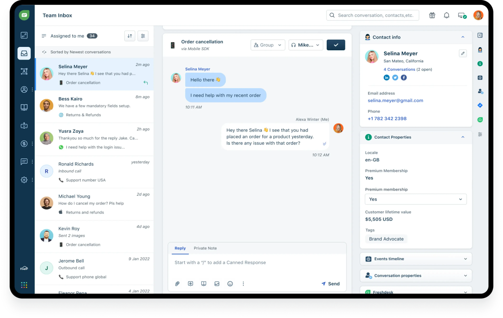 Freshchat - Zendesk alternative