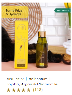 Anti -Frizz Hair Serum from The Earth Collective