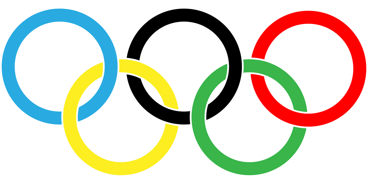 An image of the Olympic ring 