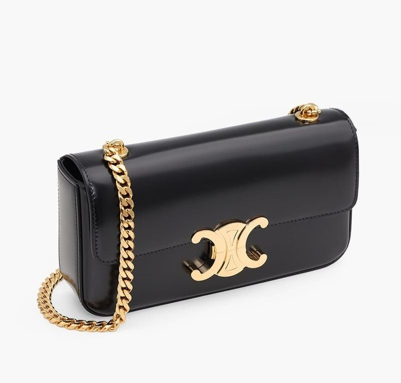 2. CELINE Chain Shoulder Bag Triomphe