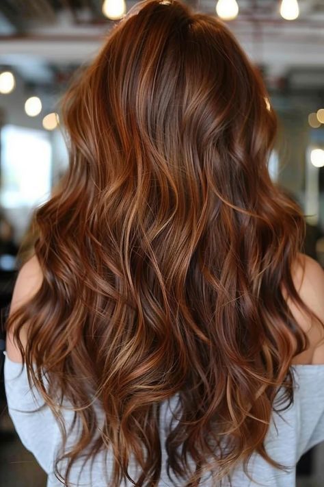 Cinnamon Auburn Balayage