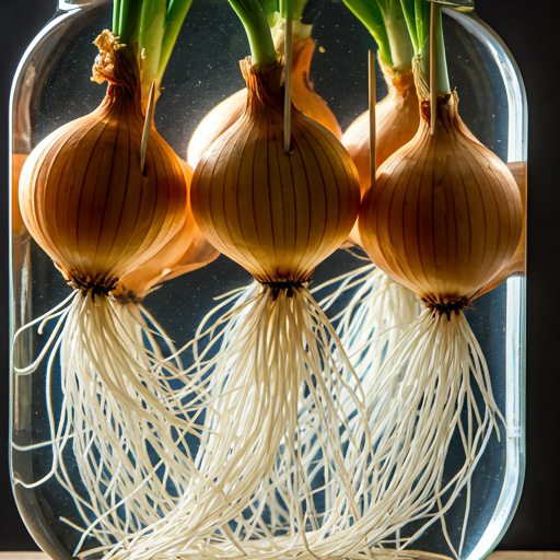 Growing Onion Sprouts in Water (Hydroponically)