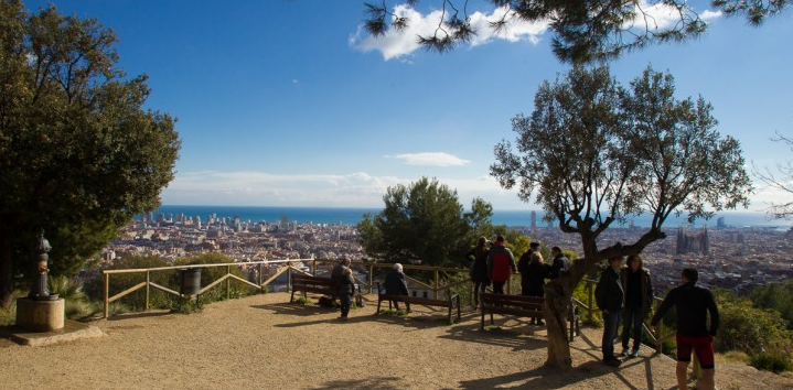 A view of Barcelona from Parc del Guinardó