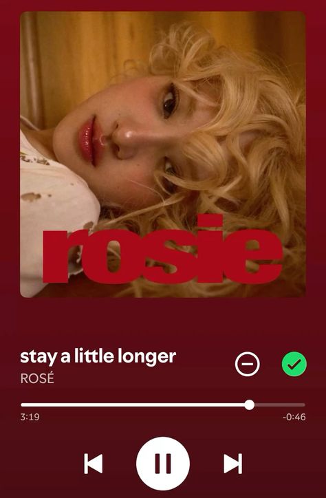 This contains an image of stay a little longer - rosé 🎧