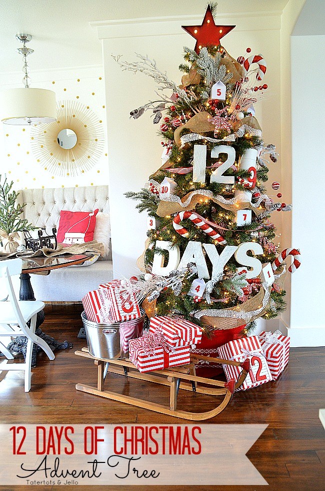 12 Days of Christmas Tree Decoration