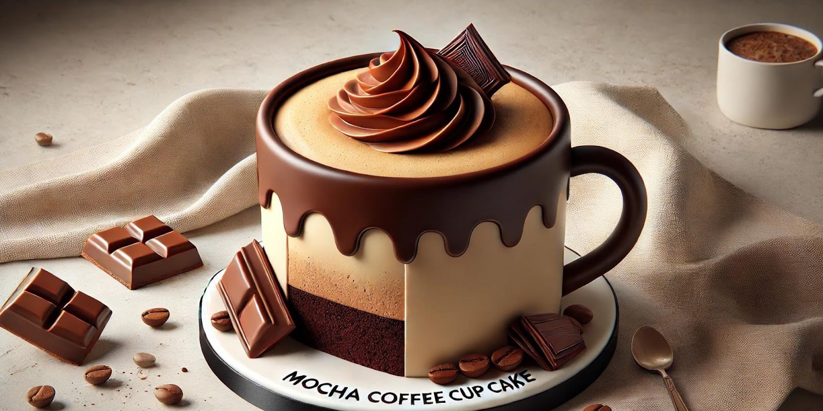 Mocha Coffee Cup Cake