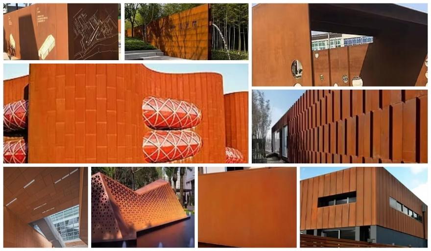 custom corten panels