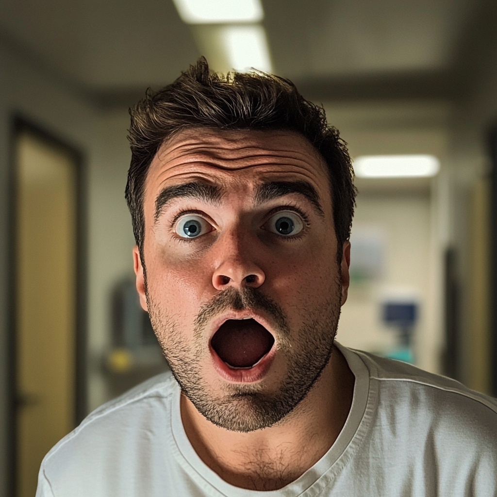 A shocked man | Source: Midjourney