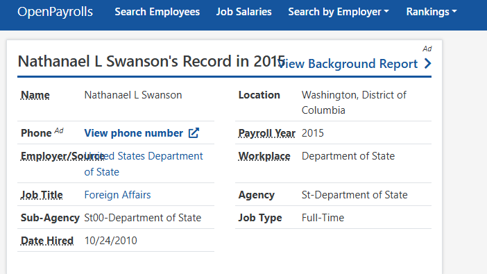 New: Obama Holdover Nathanael Swanson Must Be Removed from The Sate Department’s Iran Negotiation Team