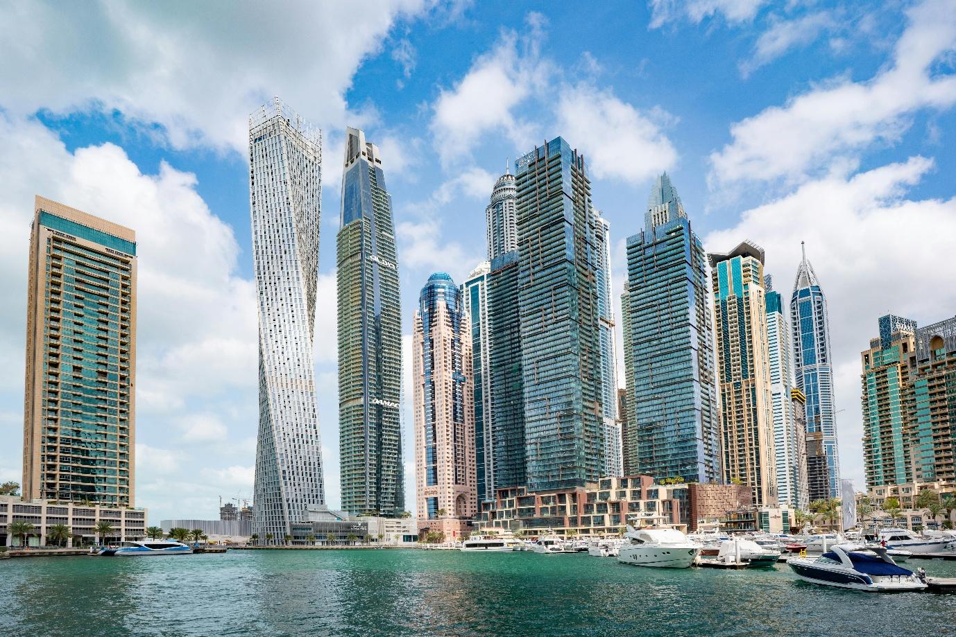 dubai marina view
