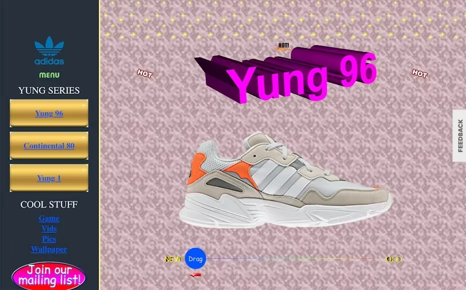 Anti-design trend: Adidas Yung 96 bevezetése