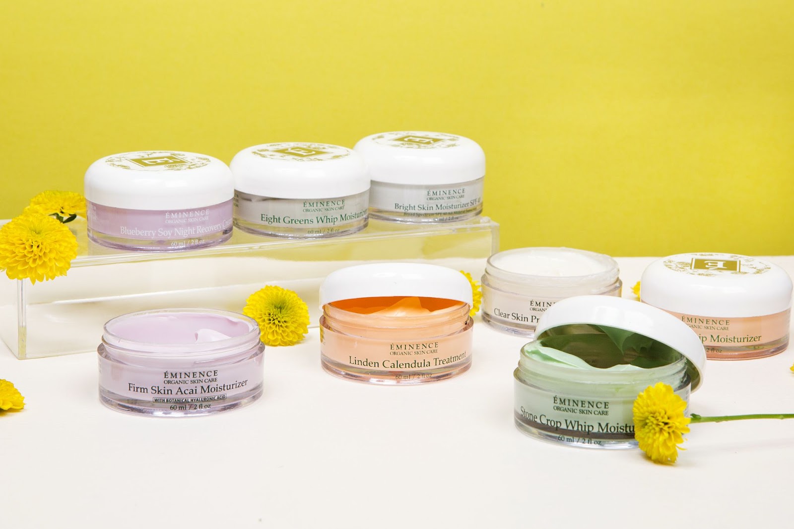 Various Eminence Organics Creams, Treatments and Masques