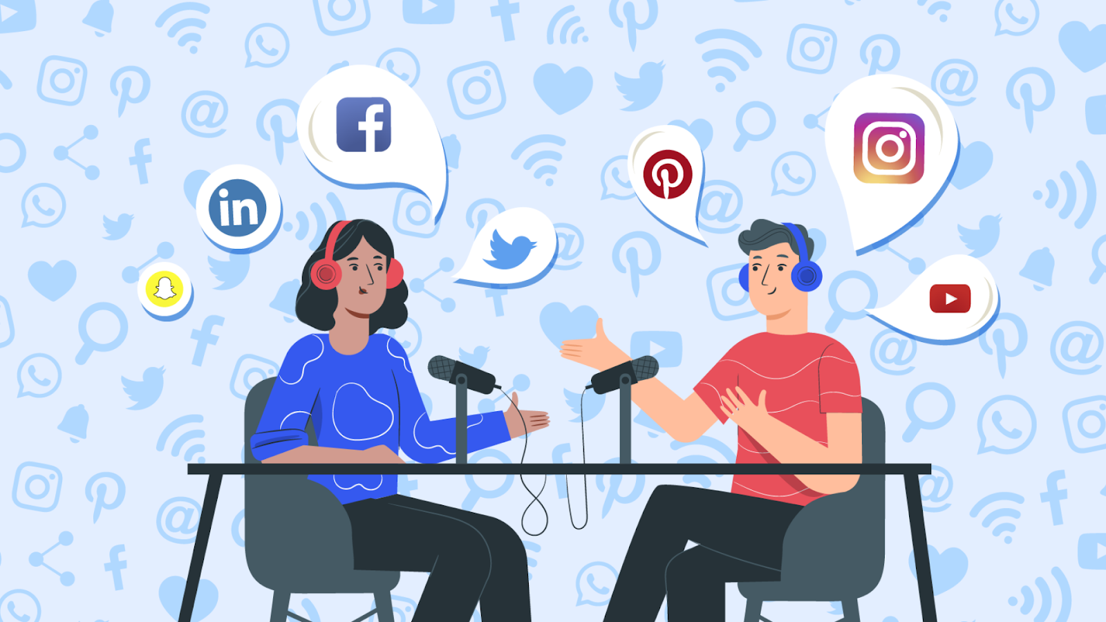 Dedicated podcast social media accounts: Promote Video Podcasts Using Social Media