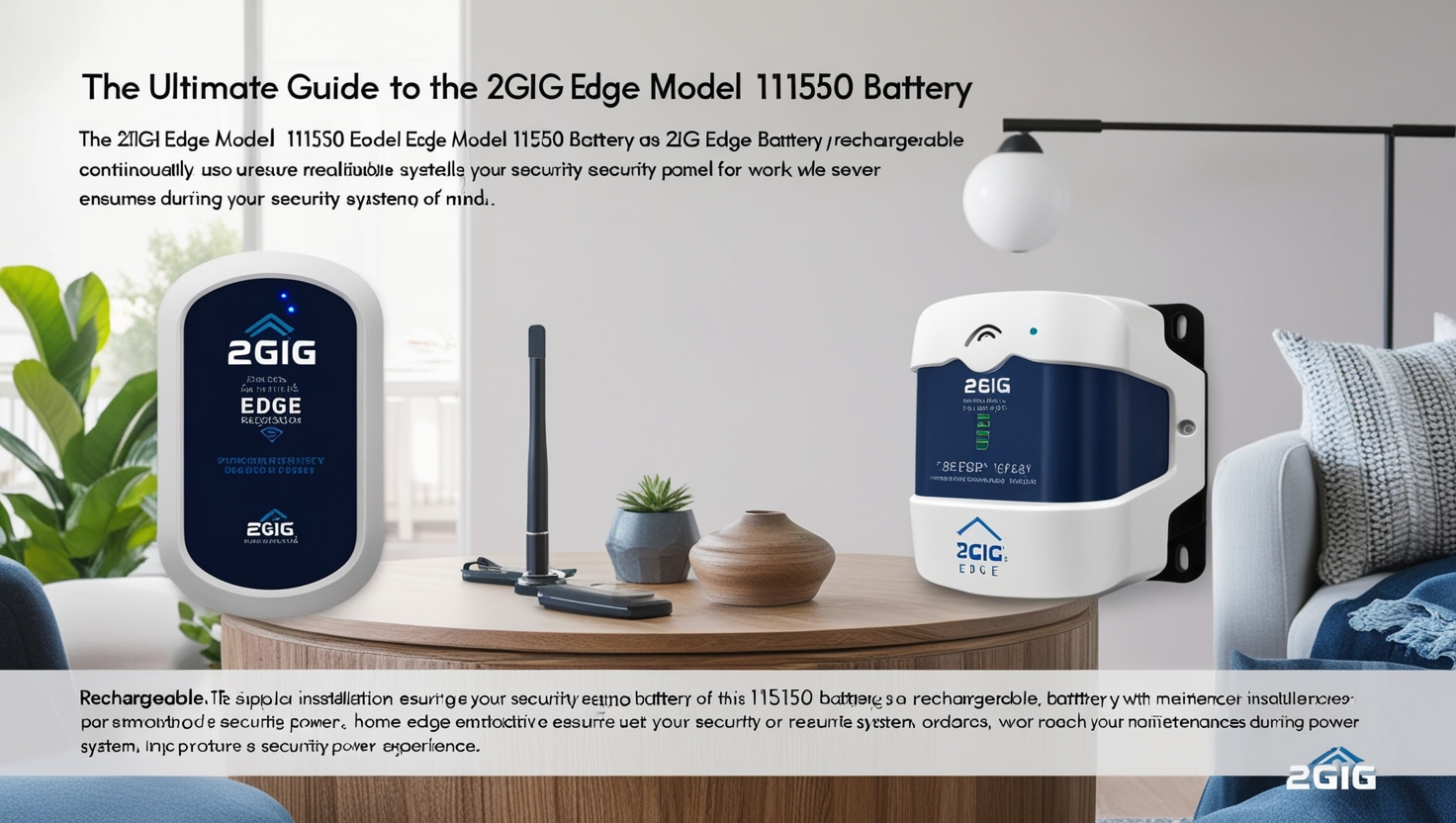 2GIG Edge Model 115150 Battery