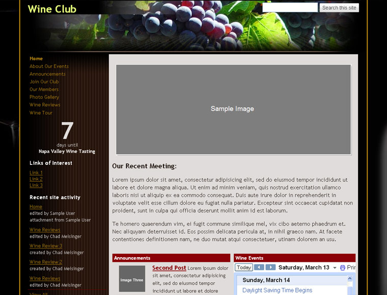 exemples de sites google