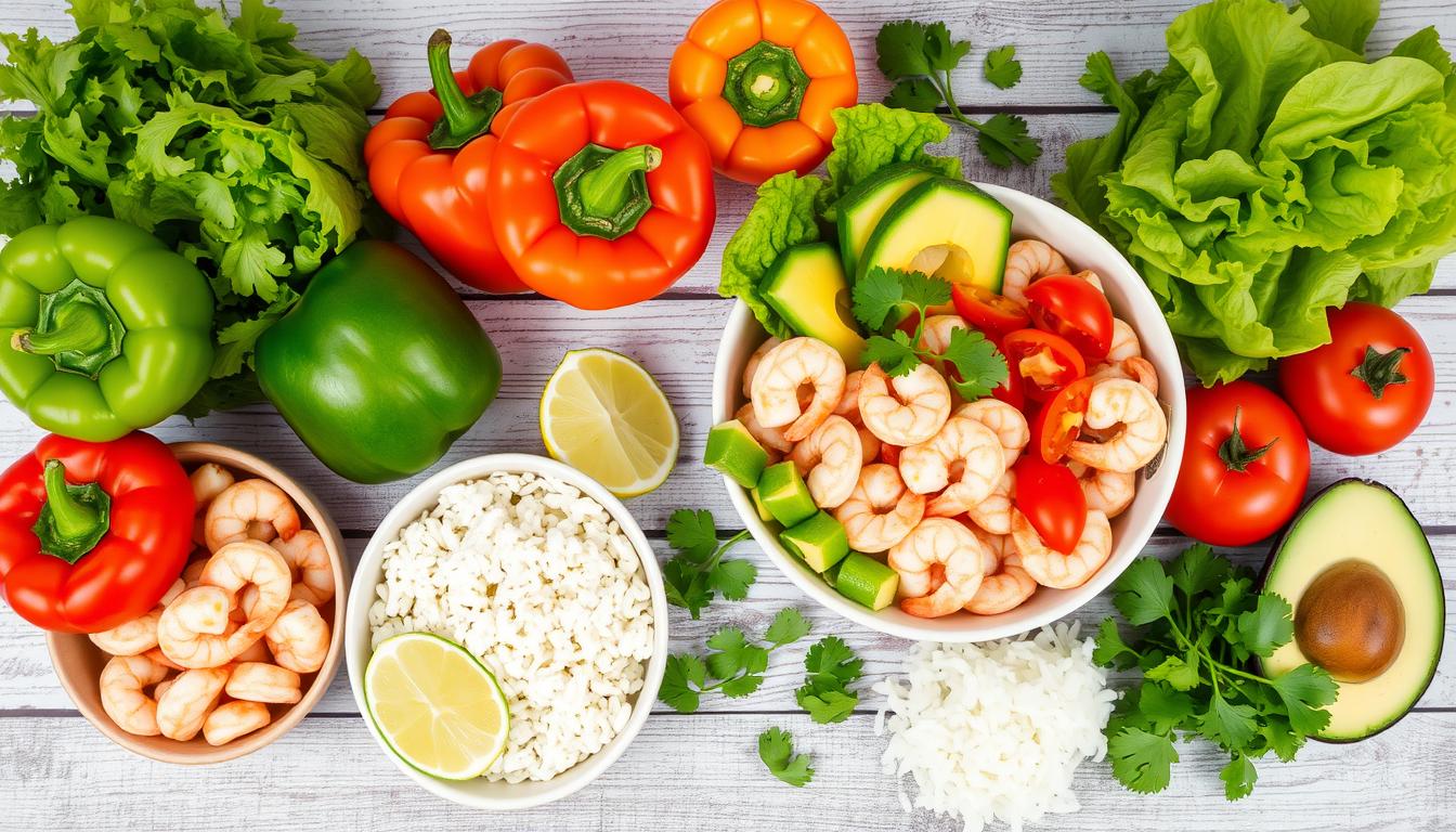 shrimp taco bowl ingredients