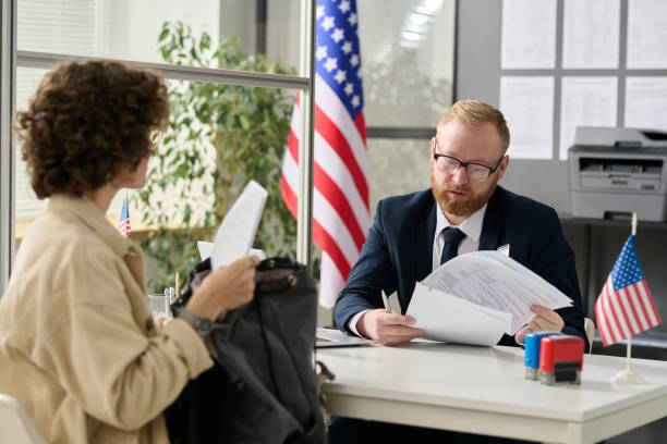 Immigration lawyer explaining visa sponsorship meaning to client