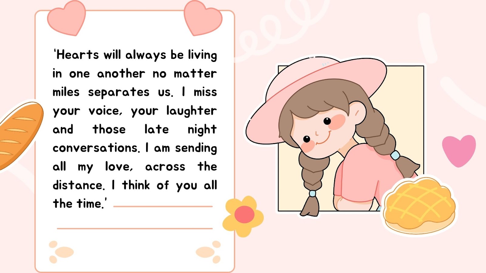 Message for a distant sister.