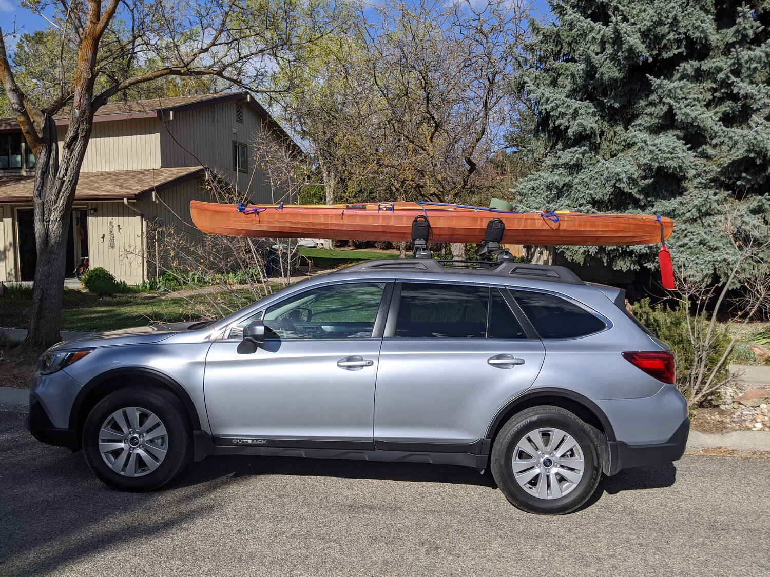 Thule kayak rack for Subaru Outback