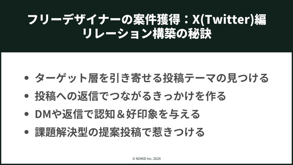 顧客に響くX(Twitter)発信で案件を得る！フリーデザイナーの関係構築の方法