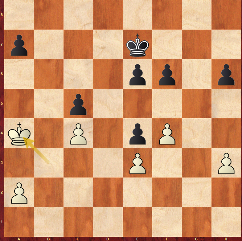 A chess board with chess pieces

Description automatically generated