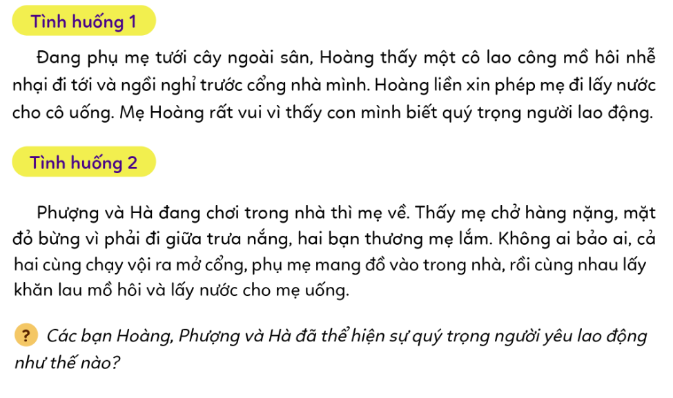 BÀI 6: EM TÍCH CỰC THAM GIA LAO ĐỘNG