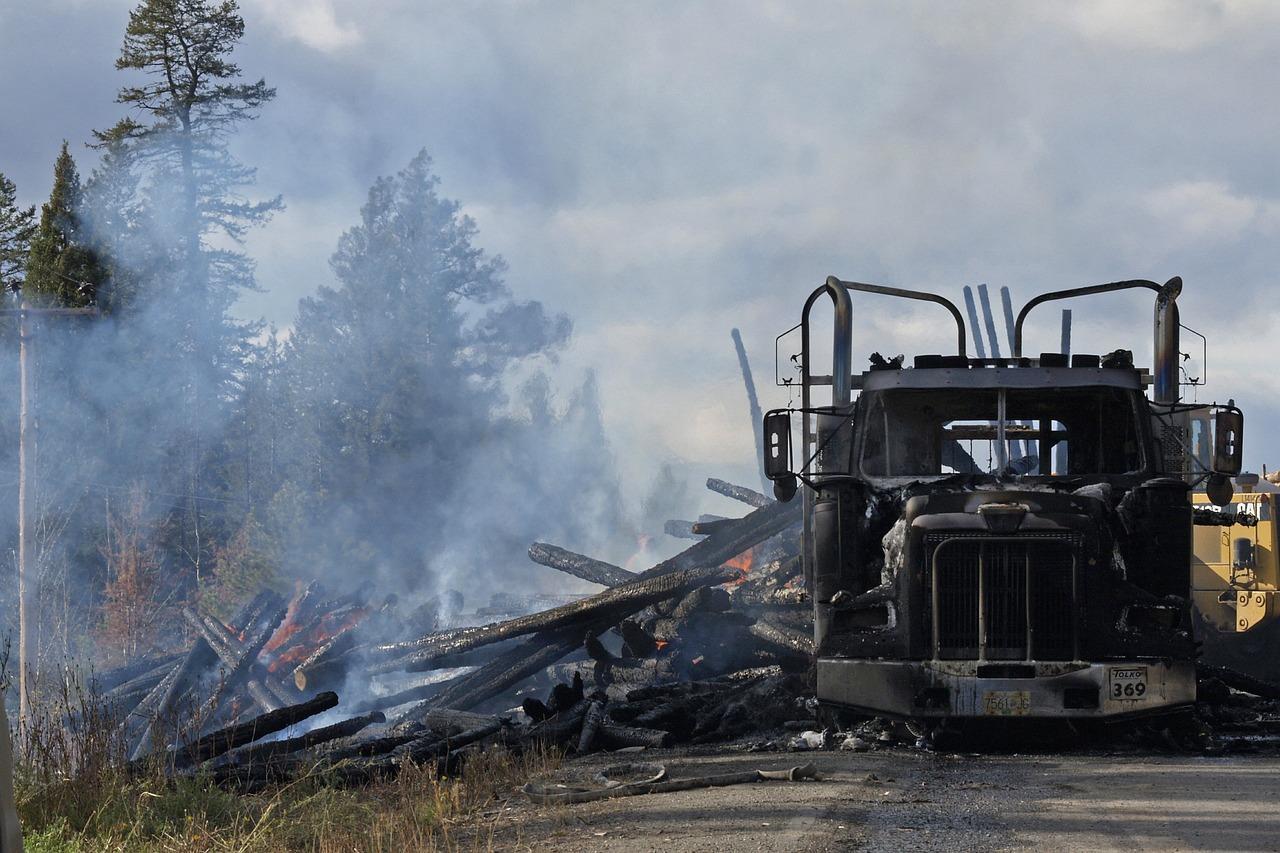 Free Logging Truck photo and picture