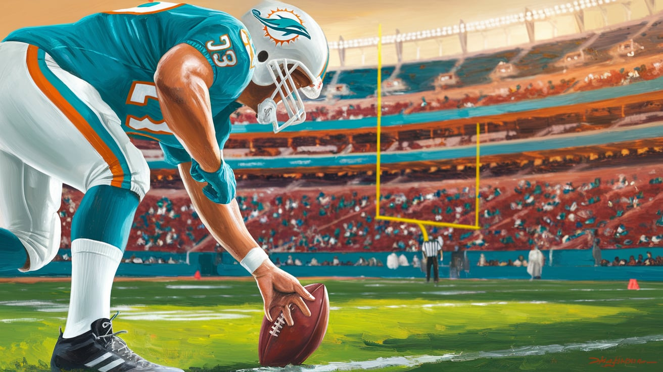 Miami Dolphins art Csonka Kiick Morris painting