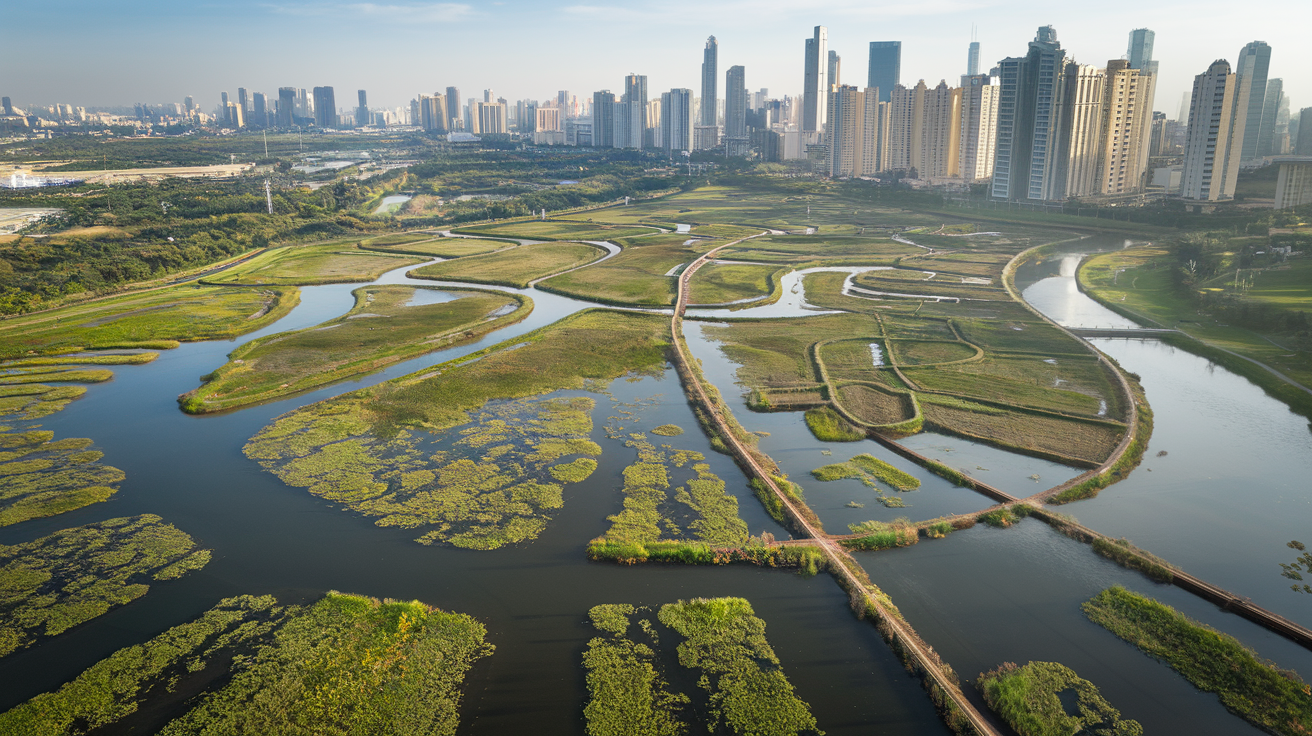 Can We Make Artification Wetlands to Stop Flooding