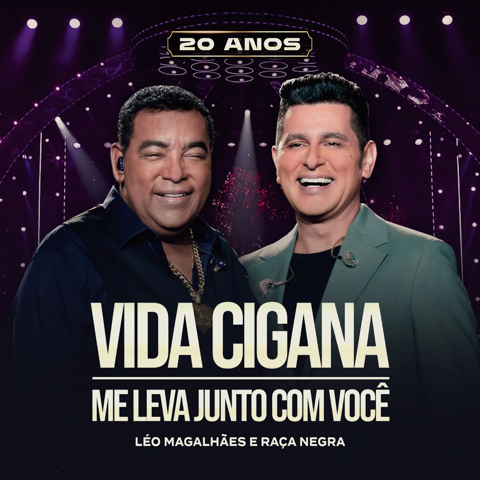 Léo Magalhães Léo Magalhães e Raça Negra se unem em faixas do DVD "20 Anos Vol.2", que traz releituras e inéditas