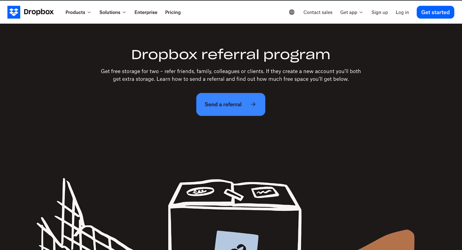 Dropbox's referral program