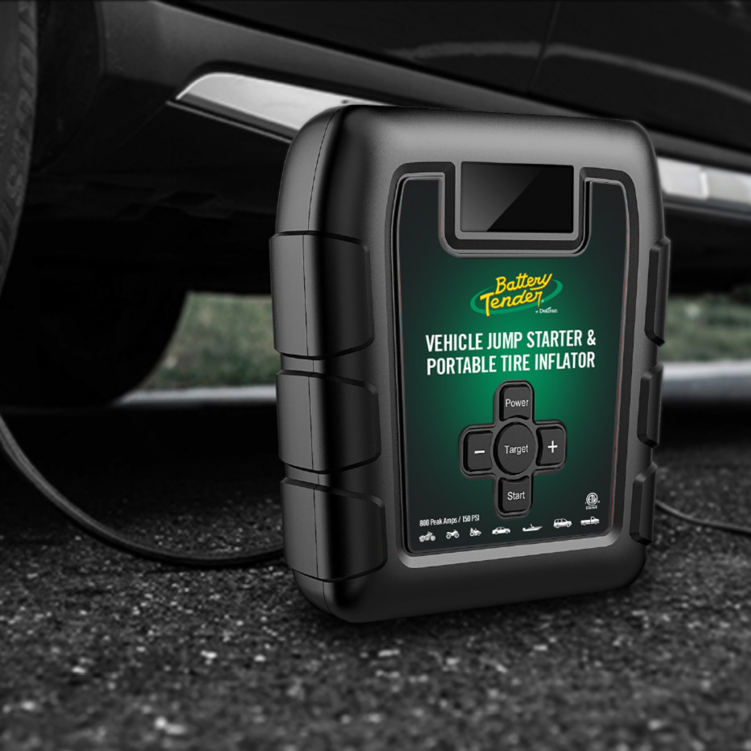 The 800 AMP Jump Starter and Tire Inflator